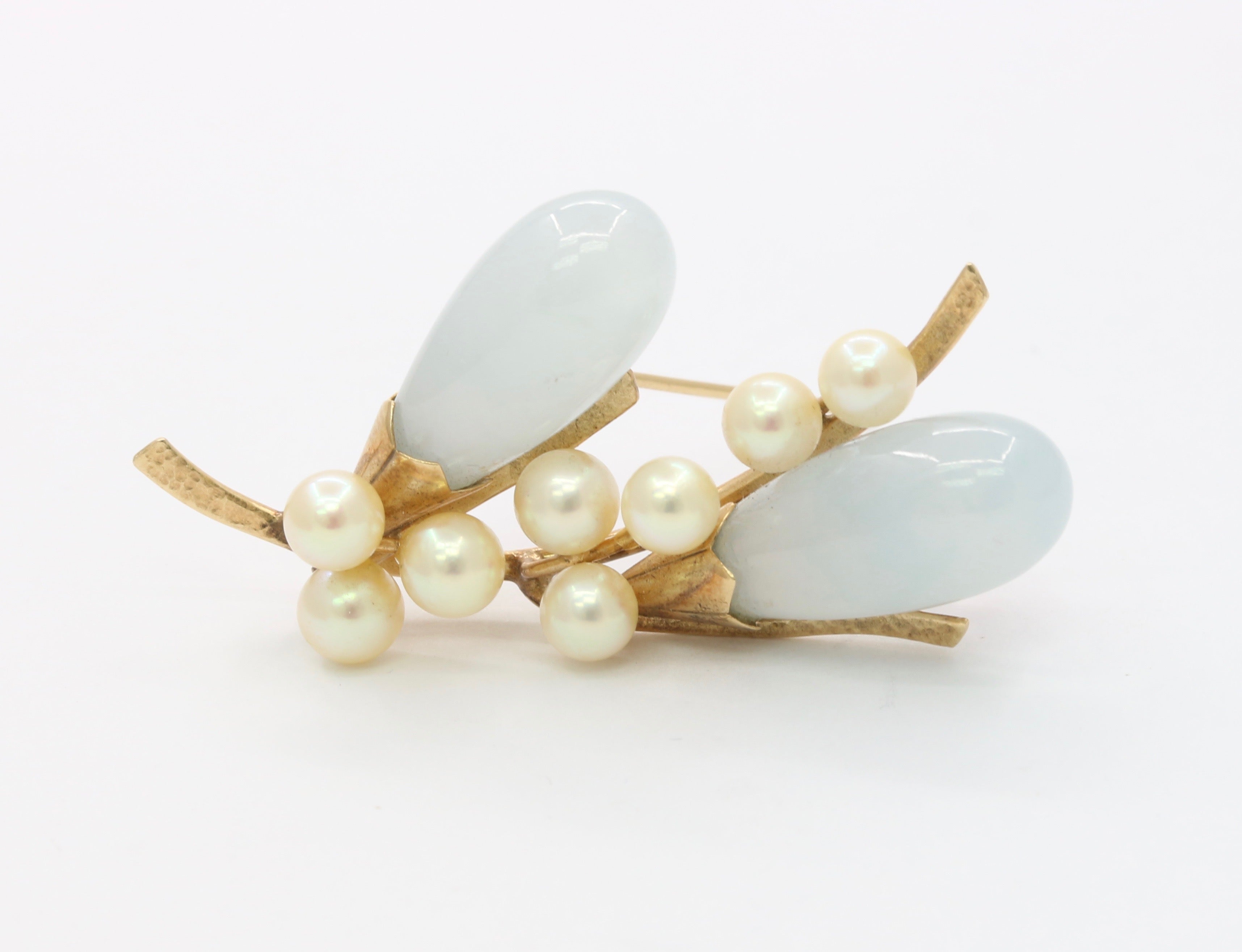 感謝価格】 HYEON capricorn pearl brooch / gold ブローチ/コサージュ