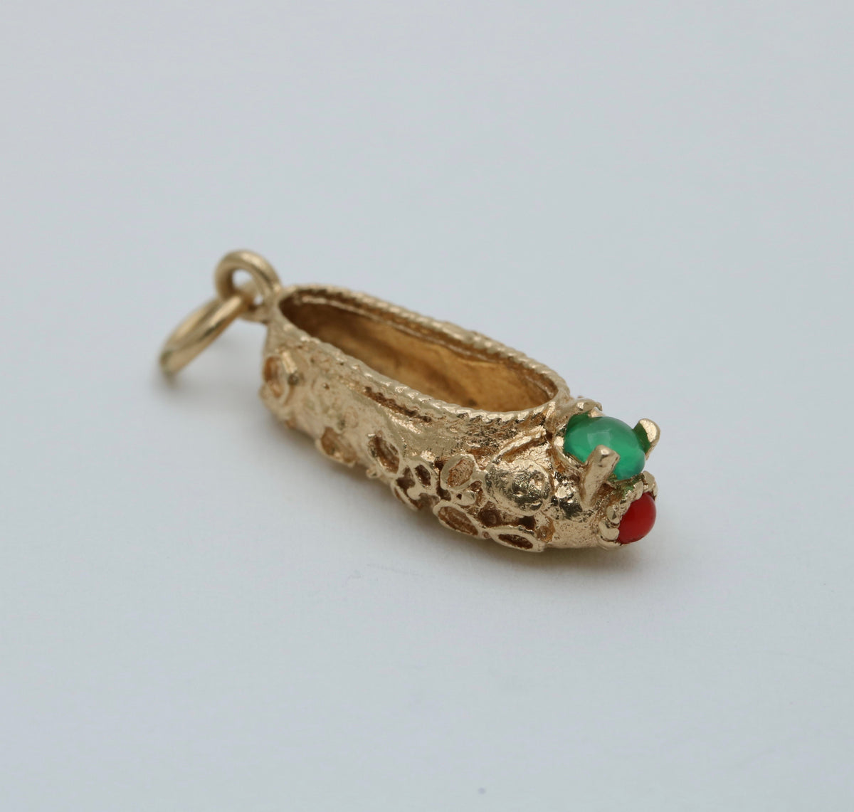 Vintage 14K Gold Ballet Slipper Charm