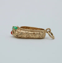 Vintage 14K Gold Ballet Slipper Charm