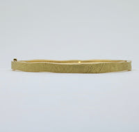 H. Stern 18K Gold Organic Textured Bangle Bracelet