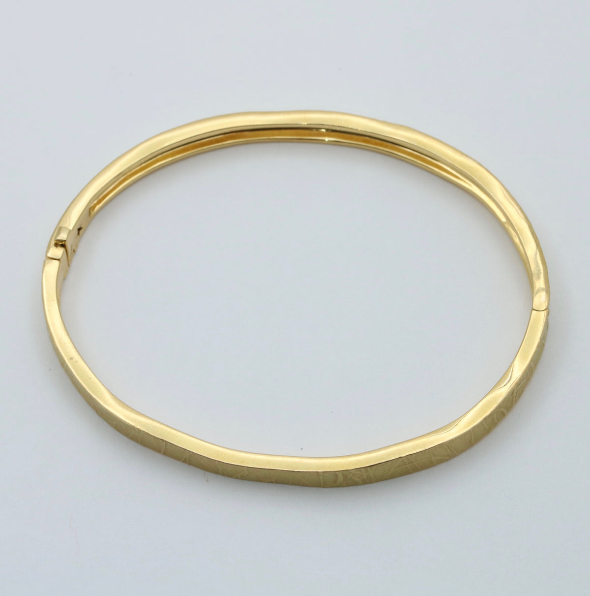 H. Stern 18K Gold Organic Textured Bangle Bracelet