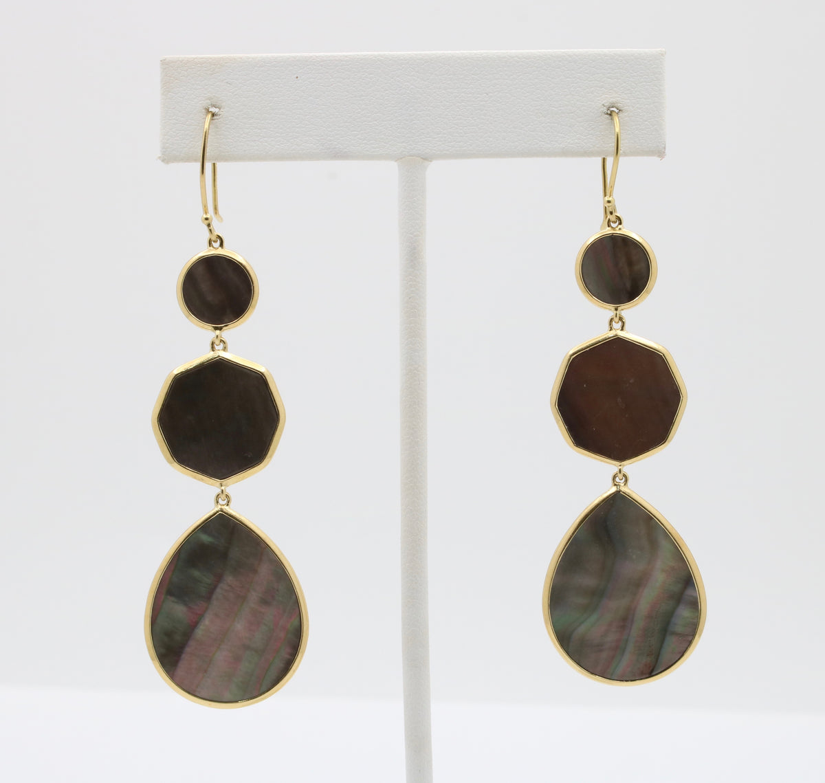 Ippolita Mother of Pearl and 18K Gold Dangling Earrings