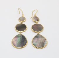 Ippolita Mother of Pearl and 18K Gold Dangling Earrings