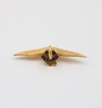 Vintage 14K Gold Yale Owl Graduation Charm