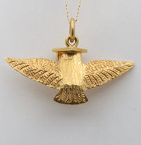 Vintage 14K Gold Yale Owl Graduation Charm