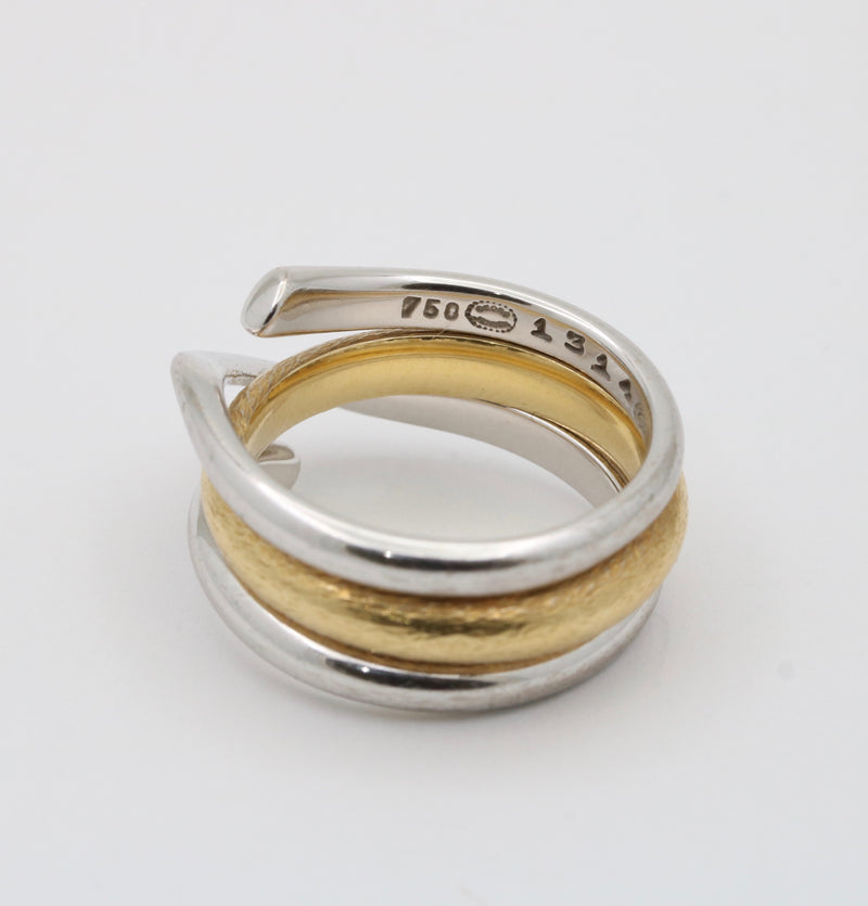 Georg Jensen Magic Combination 18K Gold Nesting Rings, Size 7.5