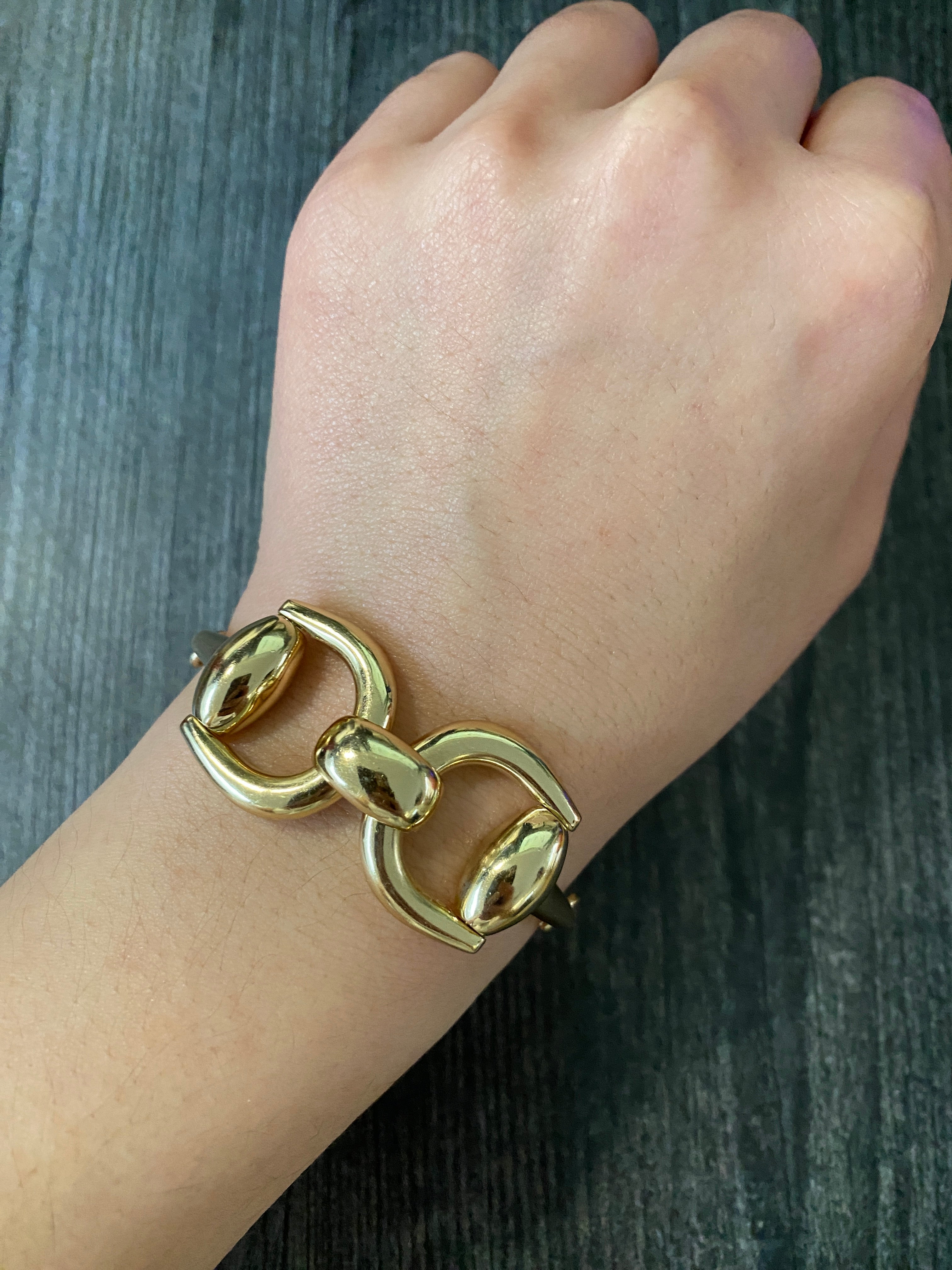 Gucci Horsebit bracelet in 18k N514011 | Gray & Sons Jewelers