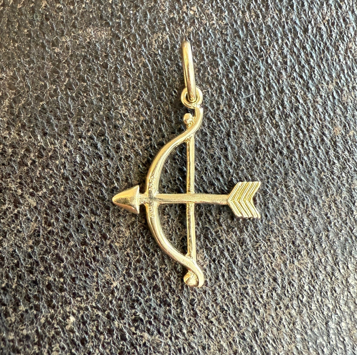 Bow and Arrow 14K Gold Charm