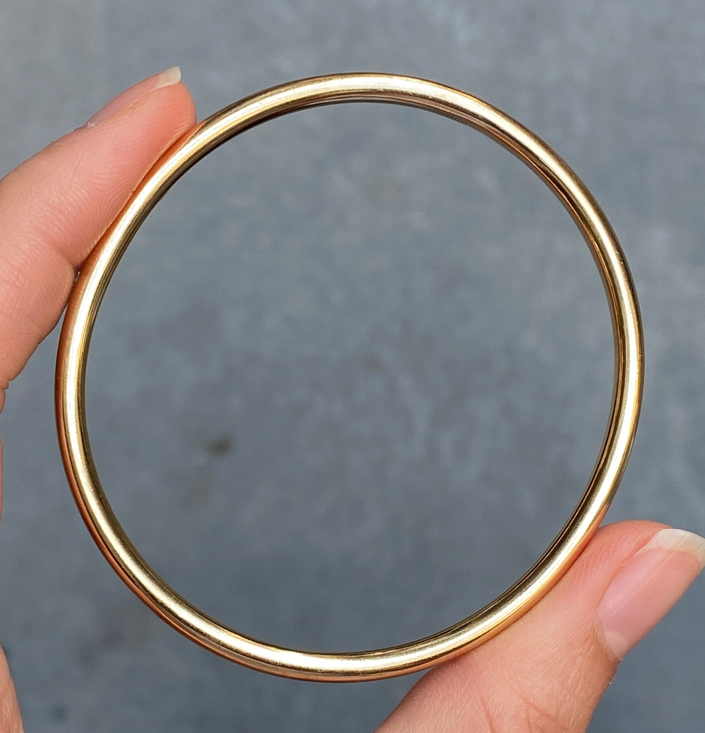 Vintage Tiffany & Co 14K Gold Bangle Bracelet