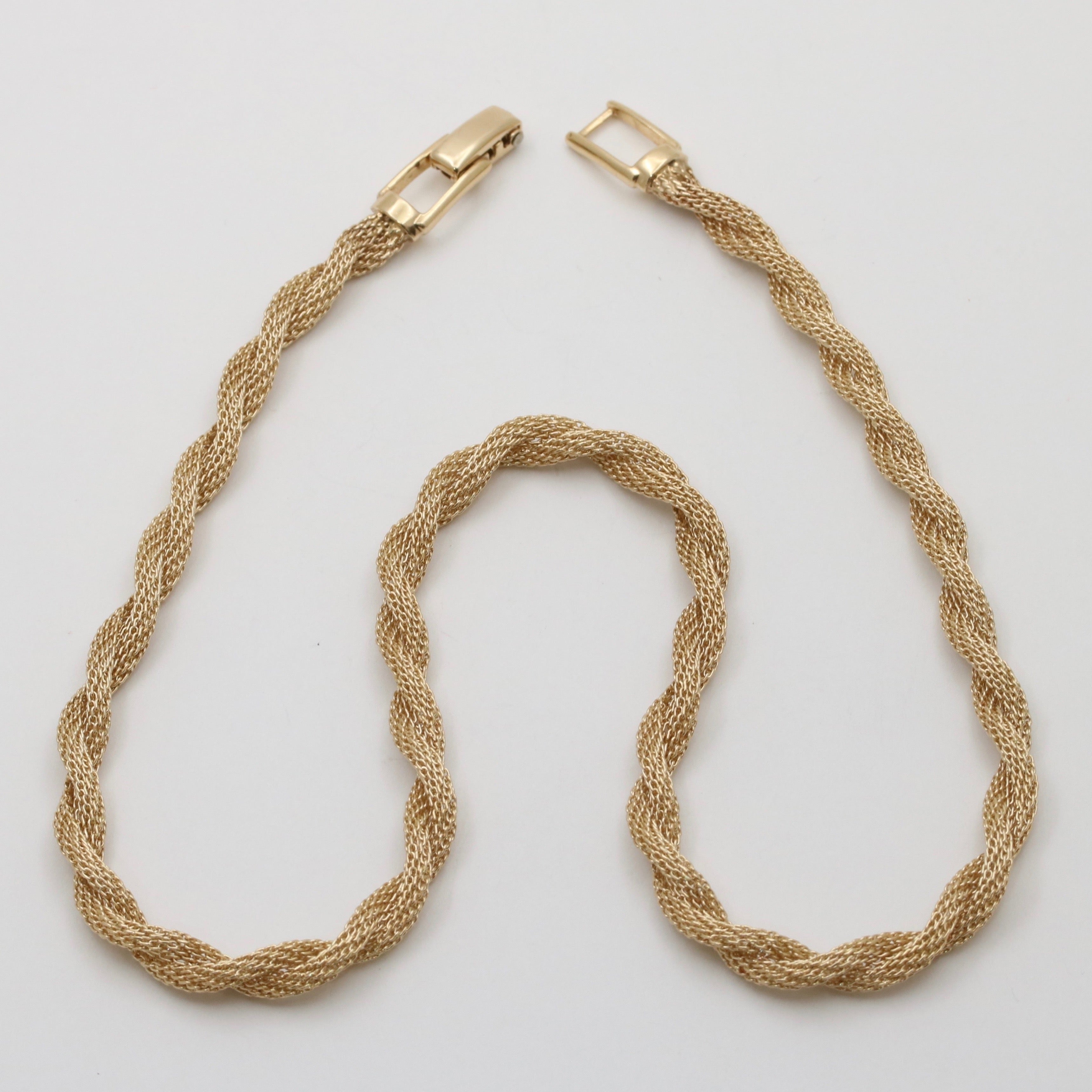 Gold-plated faceted square necklace - L'Atelier d'Amaya