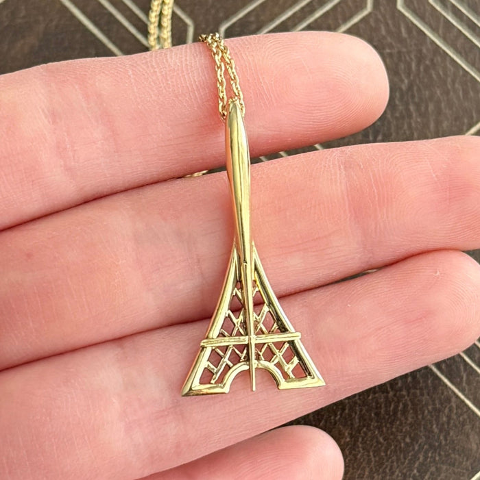 Fred of Paris 18K Gold Eiffel Tower Necklace