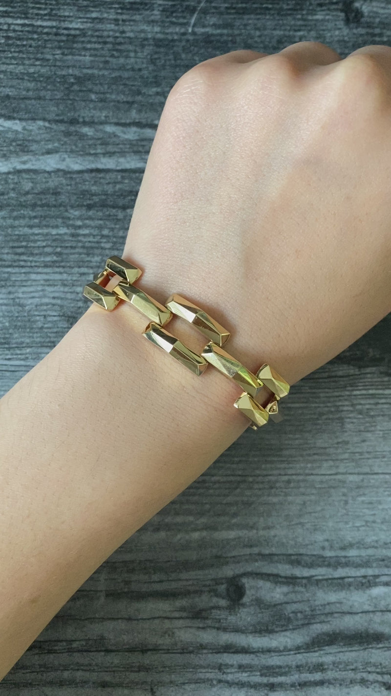 Estate Heavy 18K Gold Love Knot Bracelet – Boylerpf