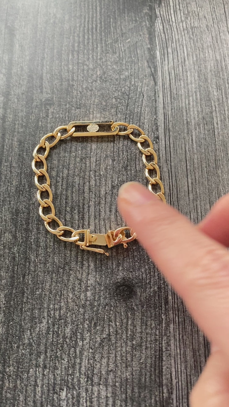 Louis Vuitton Vintage Link Bracelet Charms