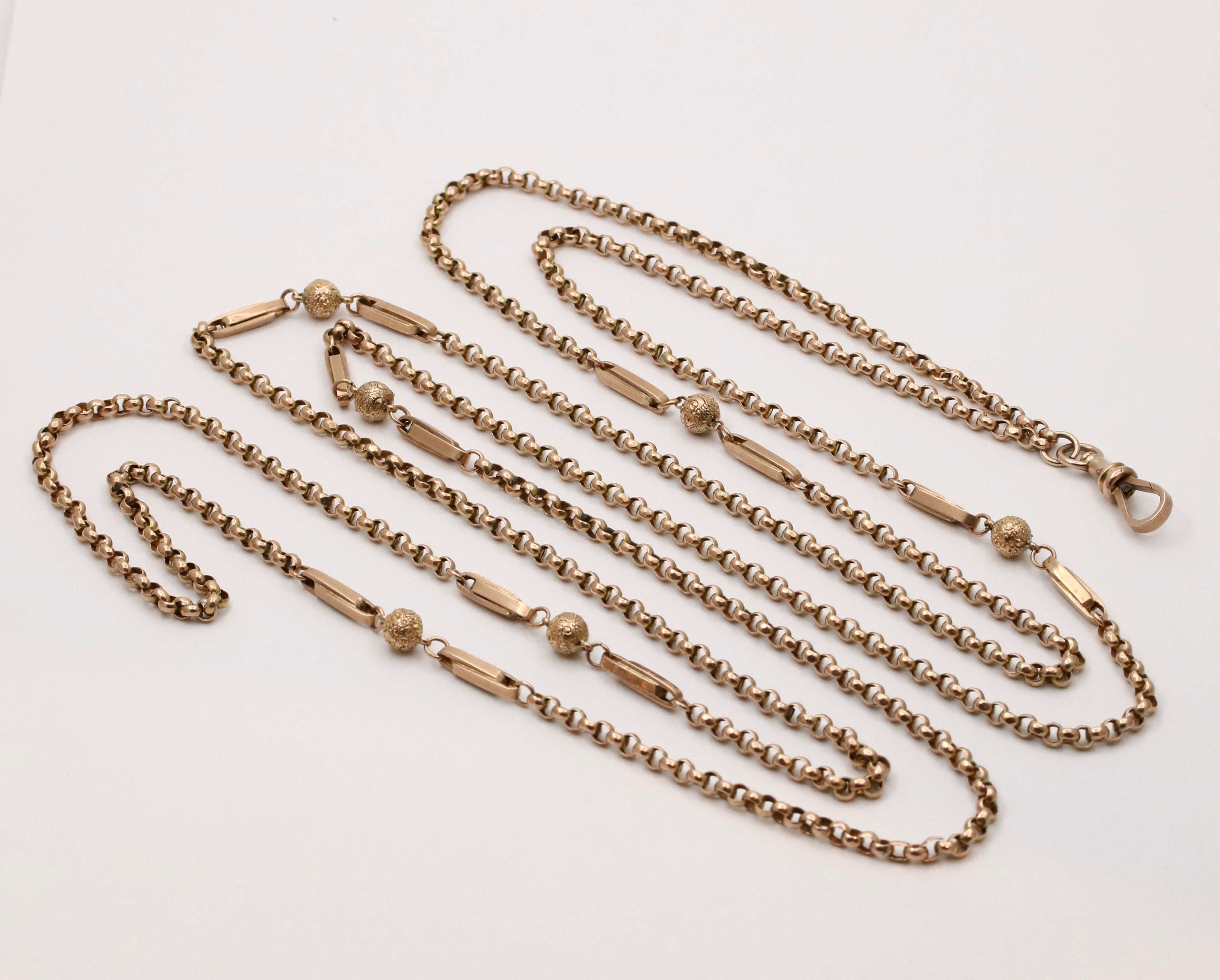 Antique gold belcher on sale chain