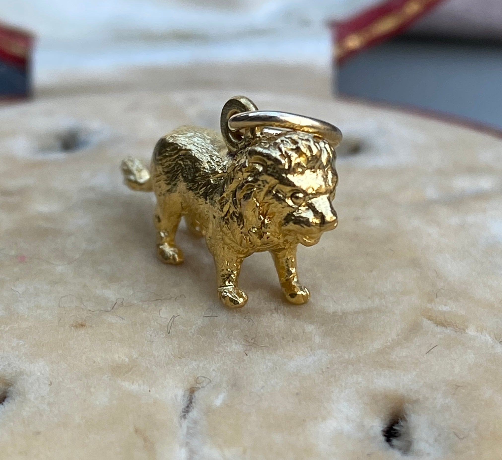 Lion hot sale gold charm