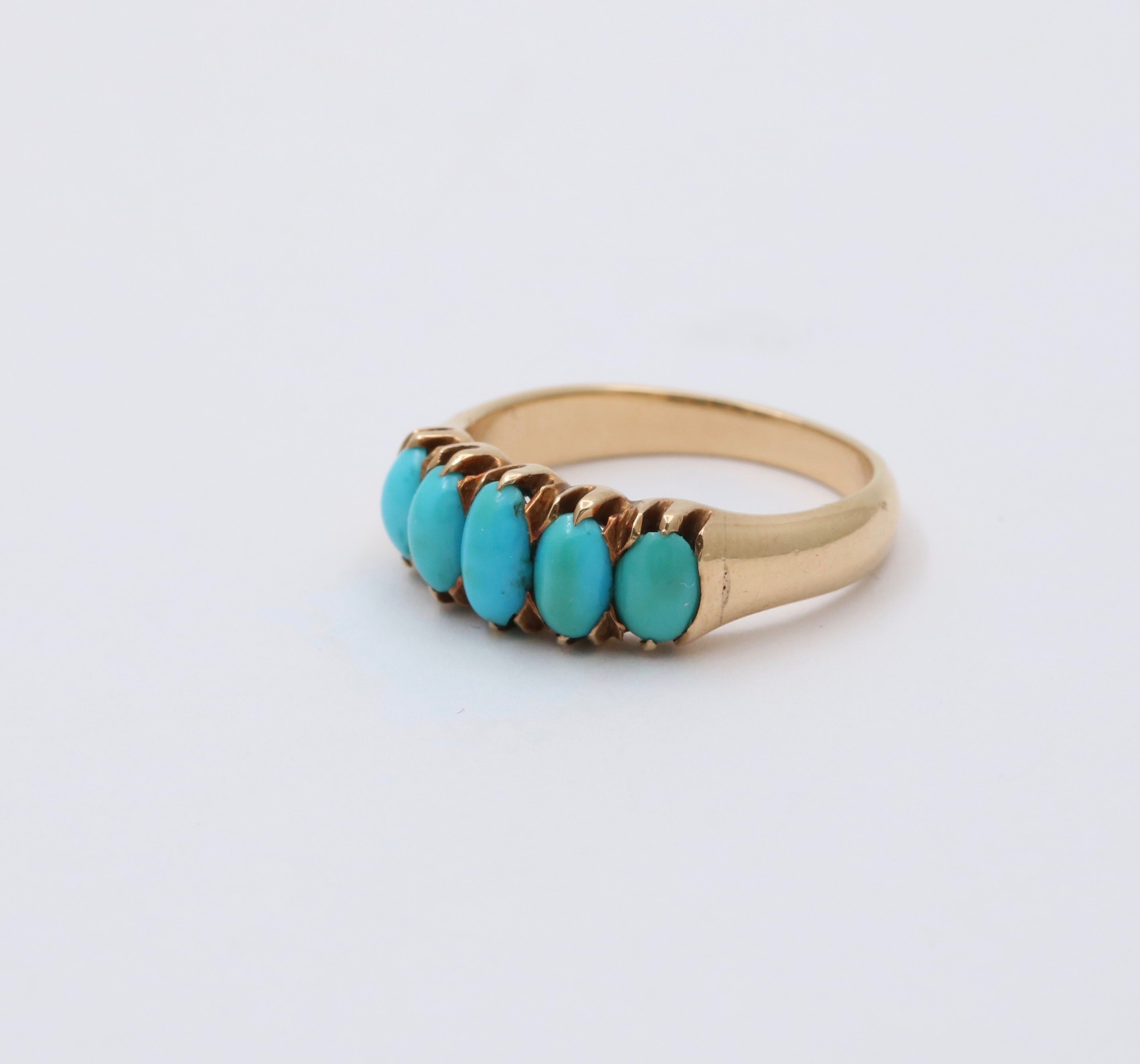 Stackable Yellow Gold Ring with Graduated Circles | Chains of Gold