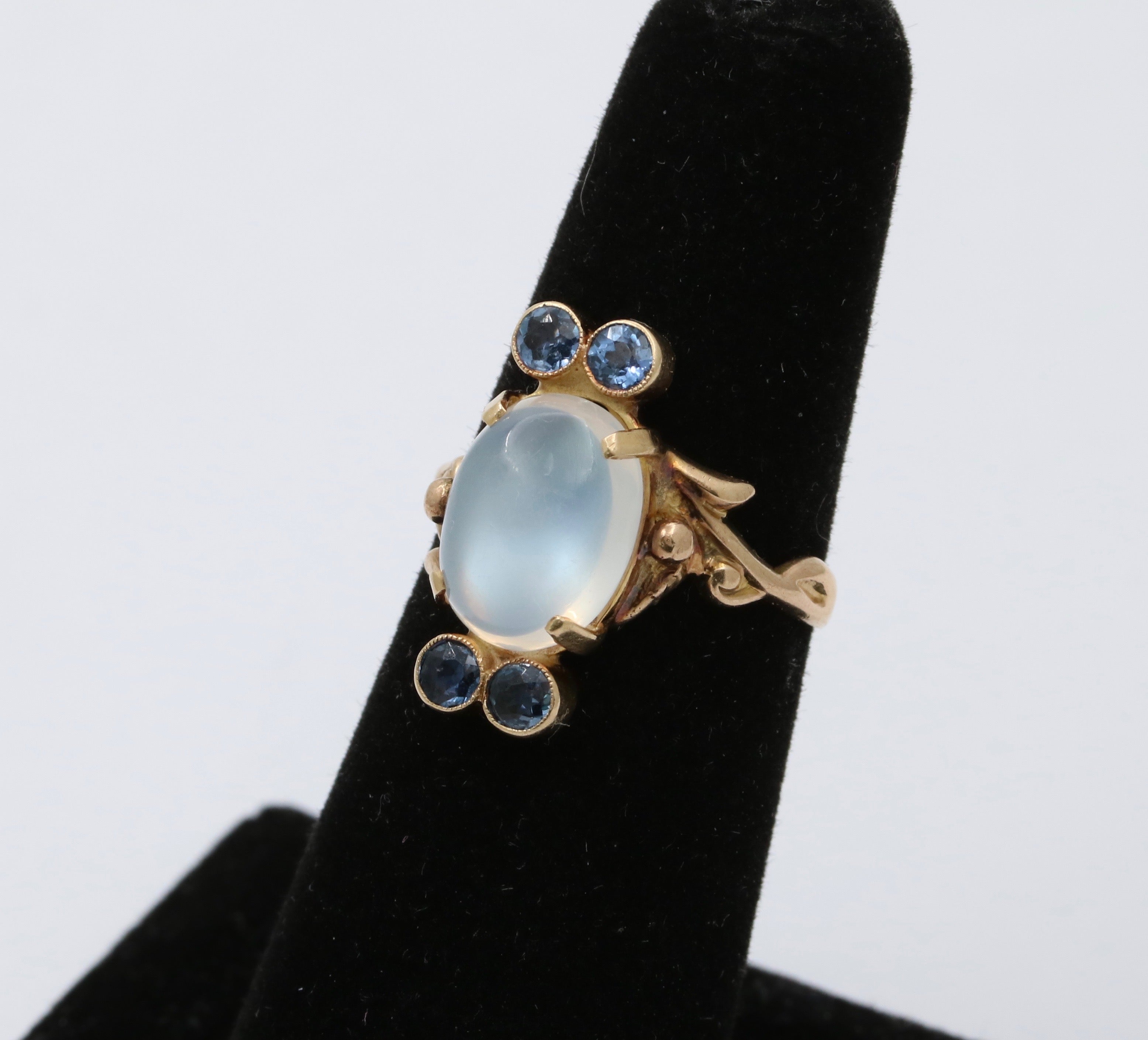 9ct gold clearance moonstone ring