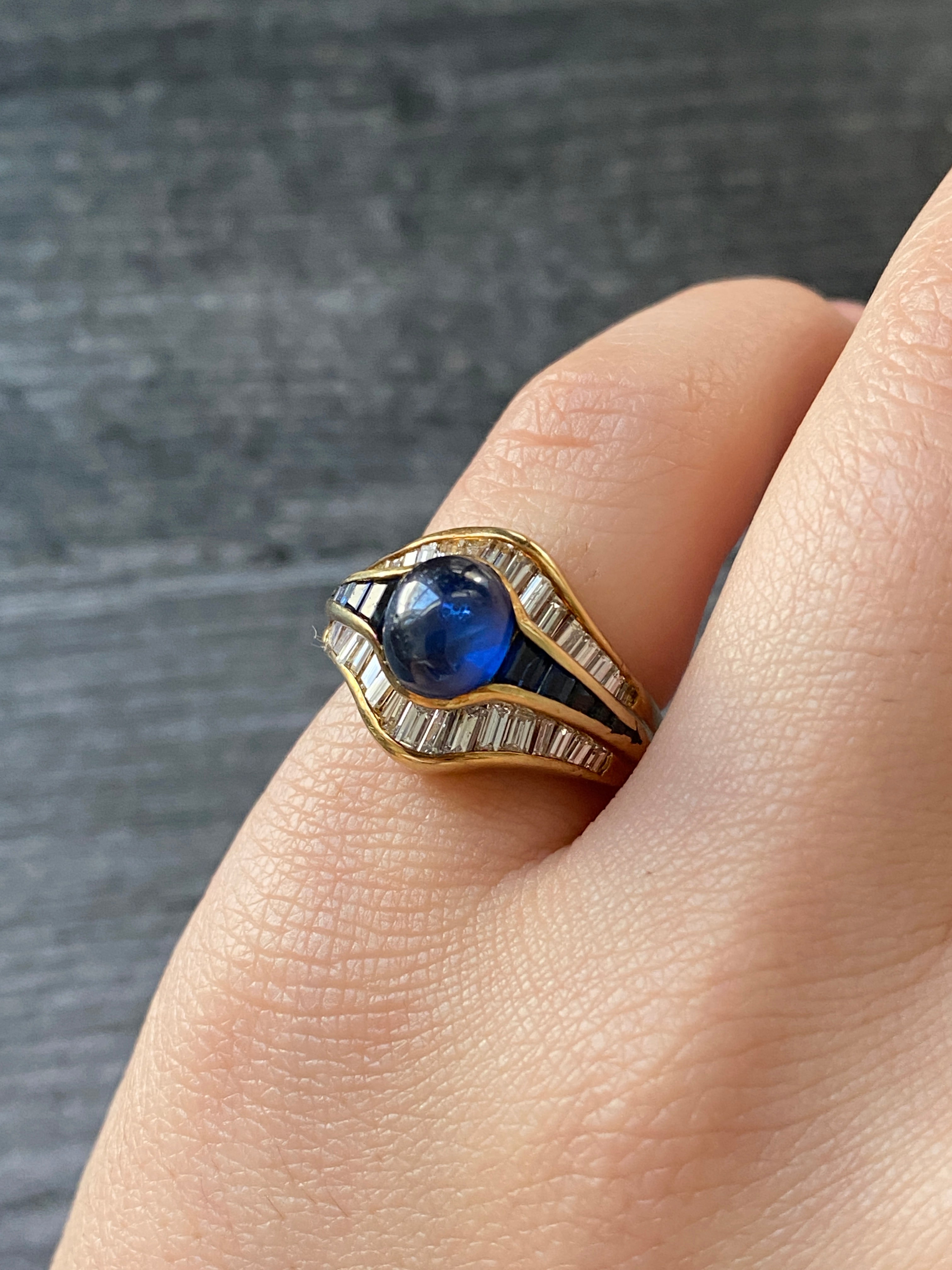 Vintage sapphire on sale