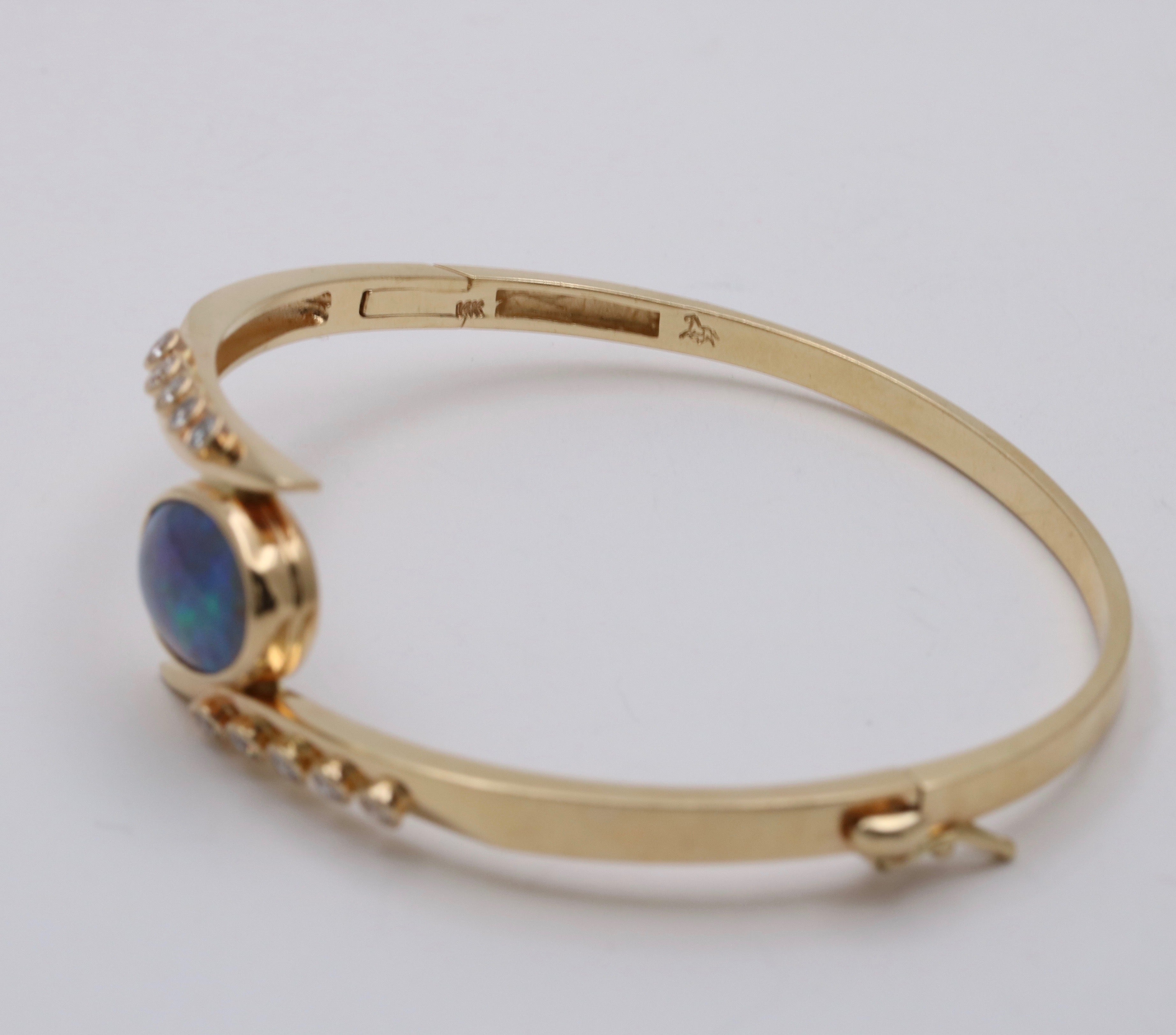 Natural London Blue Topaz & Opal Cut Gemstone 925 Solid Silver Tennis  Bracelet | eBay